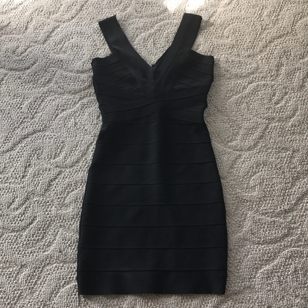 Bebe Black Bodycon Dress